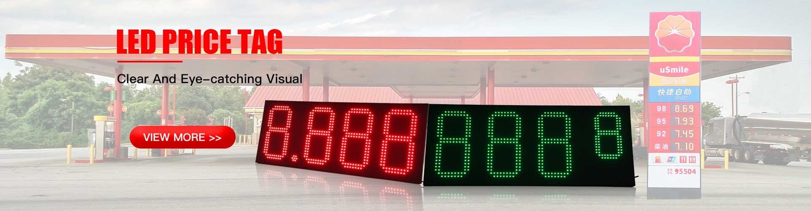quality LED Gas Price Signs Outdoor factory