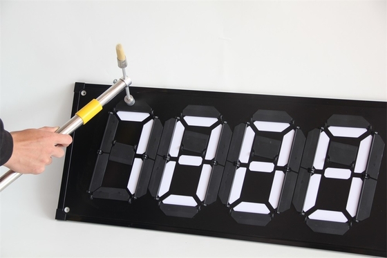 Translucent Type 88.88 Gas Station Digital Price Signs Magnetic Flip Petrol Price Board