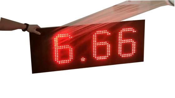 Waterproof Oil Price Led Digital Display Board Led Price Displays For Gas Station