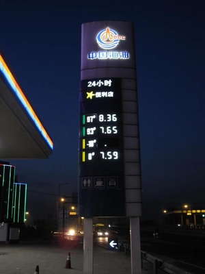 Customizable Magnetic Flip Digital Display Board Filling Station Fuel Price Signs