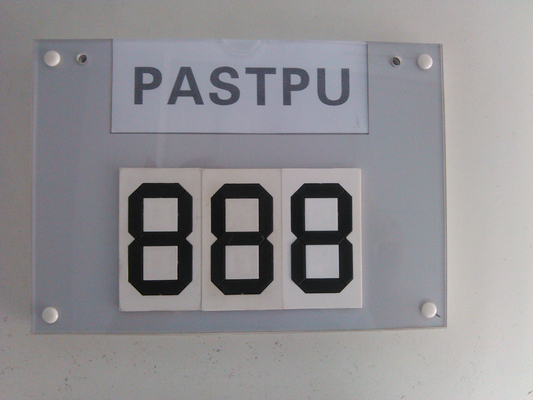 ODM Petrol Station Price Signs Hand Flip Business Hours Sign