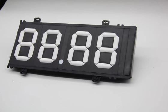 Black White Brown ASA Plastic Digital Display Module With Manual Turnover