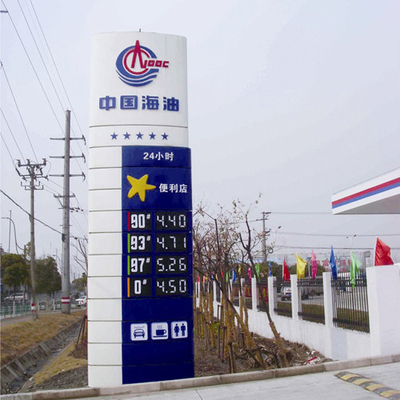 Light Transmission Digital 7 Segment Display Led Seven Segment Fuel Price Display