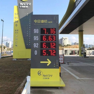 8 Inch 8.888 Electronic Gas Price Signs With Wireless Controller