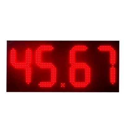 High Brightness Outdoor Red LED Gas Price Sign For Gas Station
