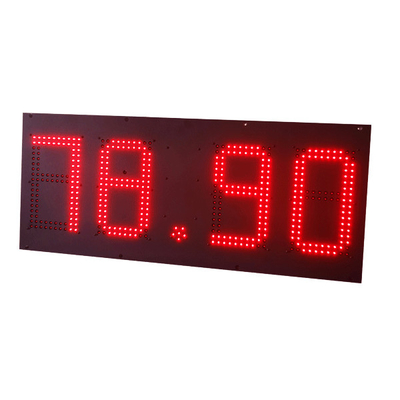 18'' 8.889 Gas Station LED Price Board Waterproof Strong Heat Dissipation Good