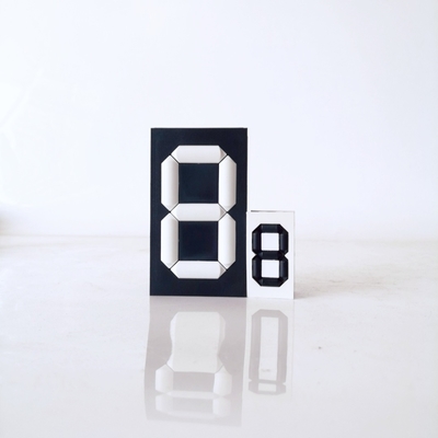 Black White Brown ASA Plastic Digital Display Module With Manual Turnover