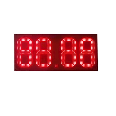 High Brightness Outdoor Red LED Gas Price Sign For Gas Station